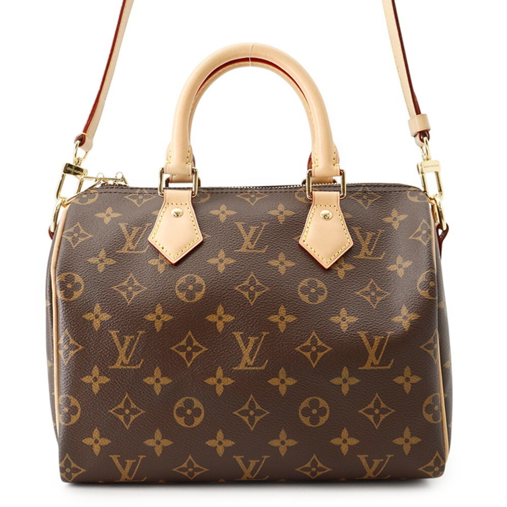 Louis Vuitton Monogram Speedy Bandoulière 25 Handbag M46977 2-way Shoulder Ba...